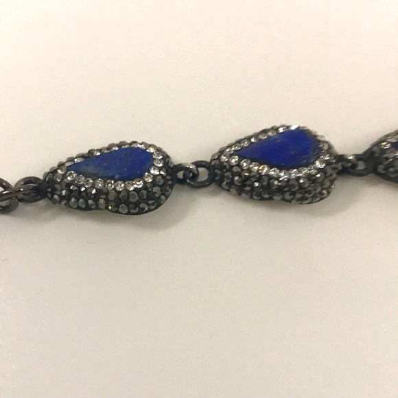 Lapis Dark Crystal Bracelet - Picture 5 of 6